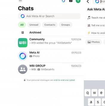 WhatsApp is getting AI chatbot
